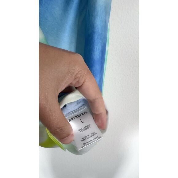 RETROFETE Rylynn silk Mini Dress watercolor Wave L - Picture 10 of 10